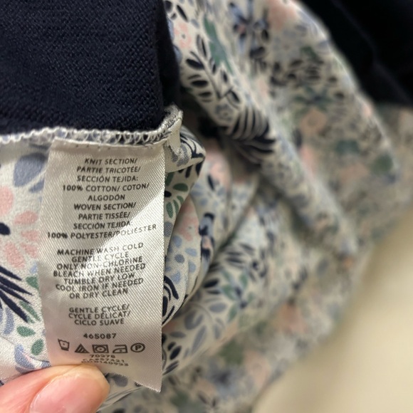 Loft Navy Sleeveless Top - Small - Picture 3 of 4